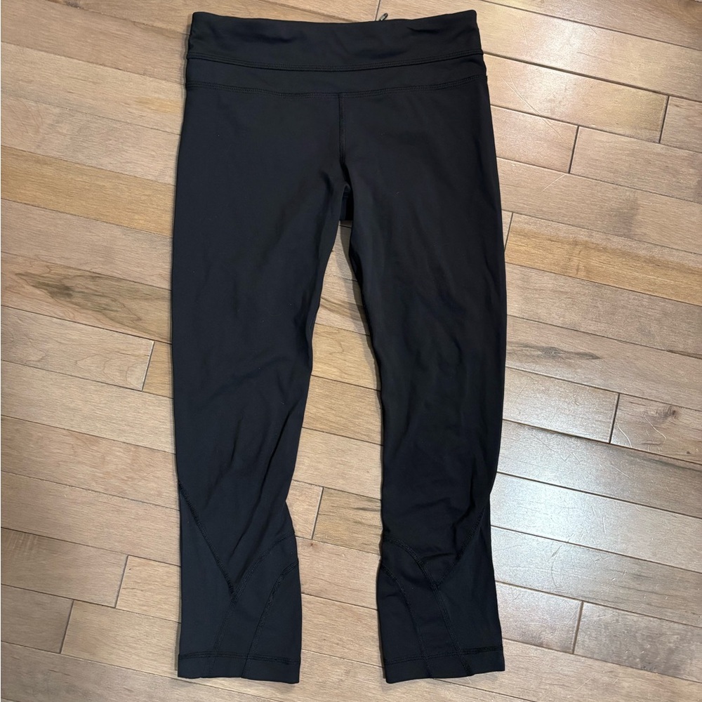 Lululemon Run: Inspire Crop size 4 black